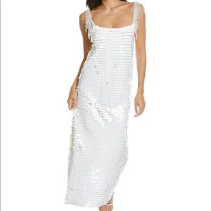 Alexis - Felici Sequin Embroidered Midi Dress